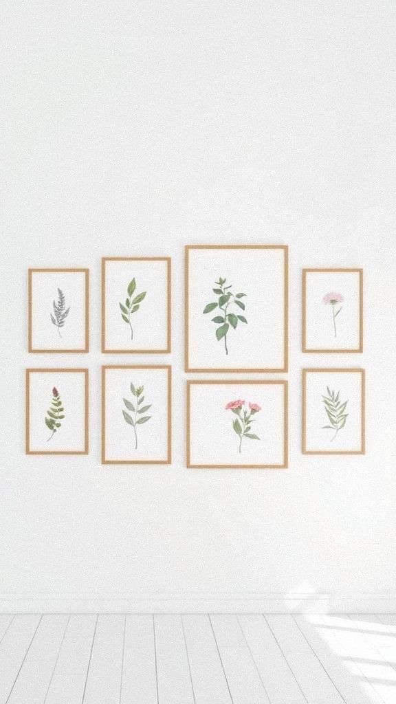 Botanical Art Prints In Minimalist Frames