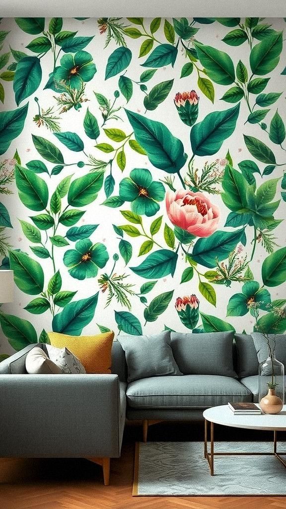 Botanical Wallpaper Accents For Feature Walls