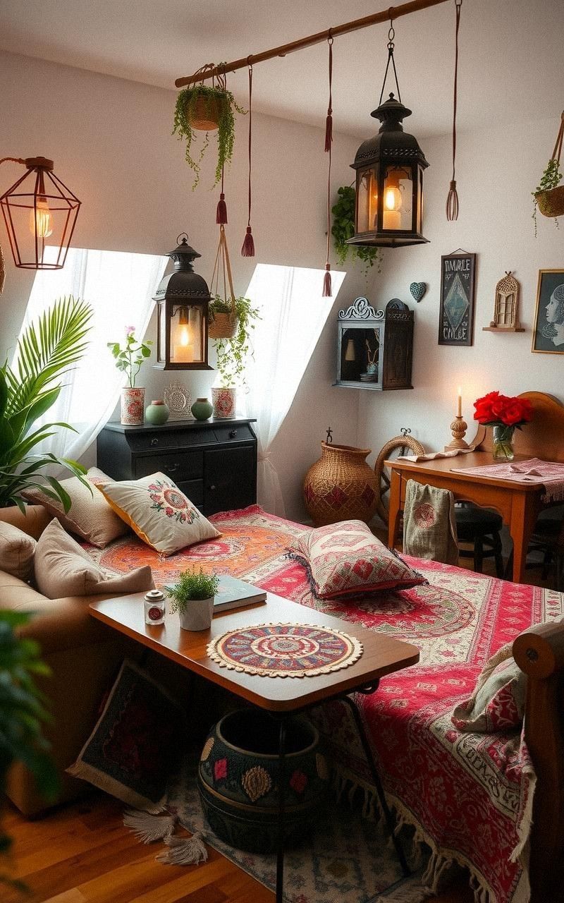 Bohemian Vintage Bedroom Filled with Eclectic Finds