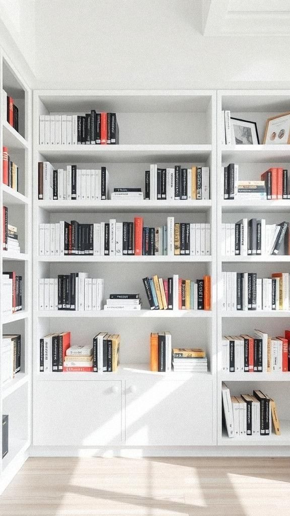 Minimalist Shelving With Clean Lines