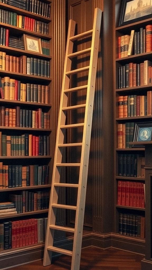 Vintage Ladder For Access And Style