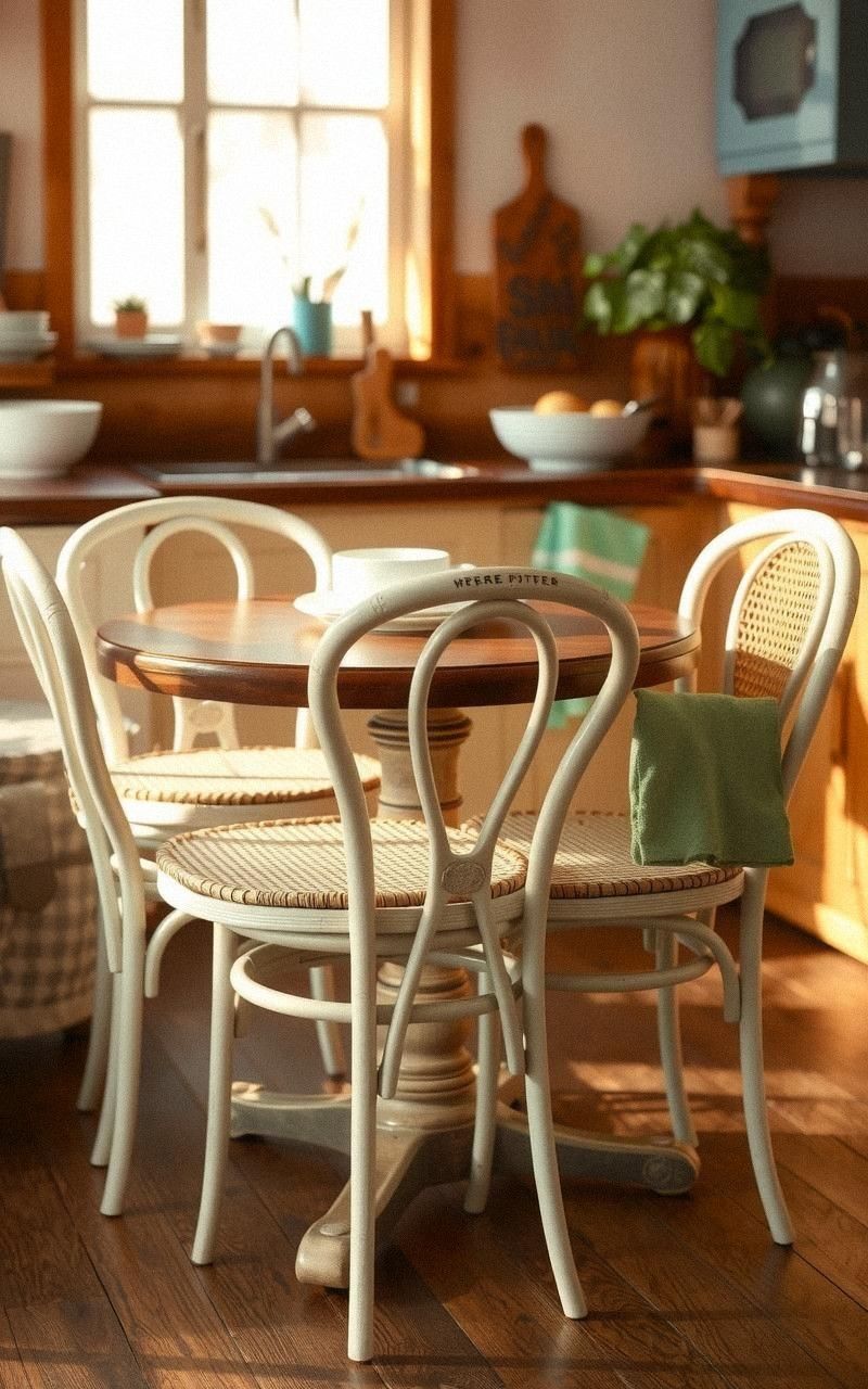 Classic French Bistro Chairs For Dining Comfort