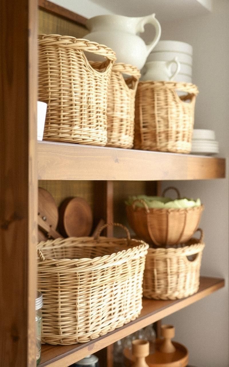 Woven Baskets For Functional Storage And Style