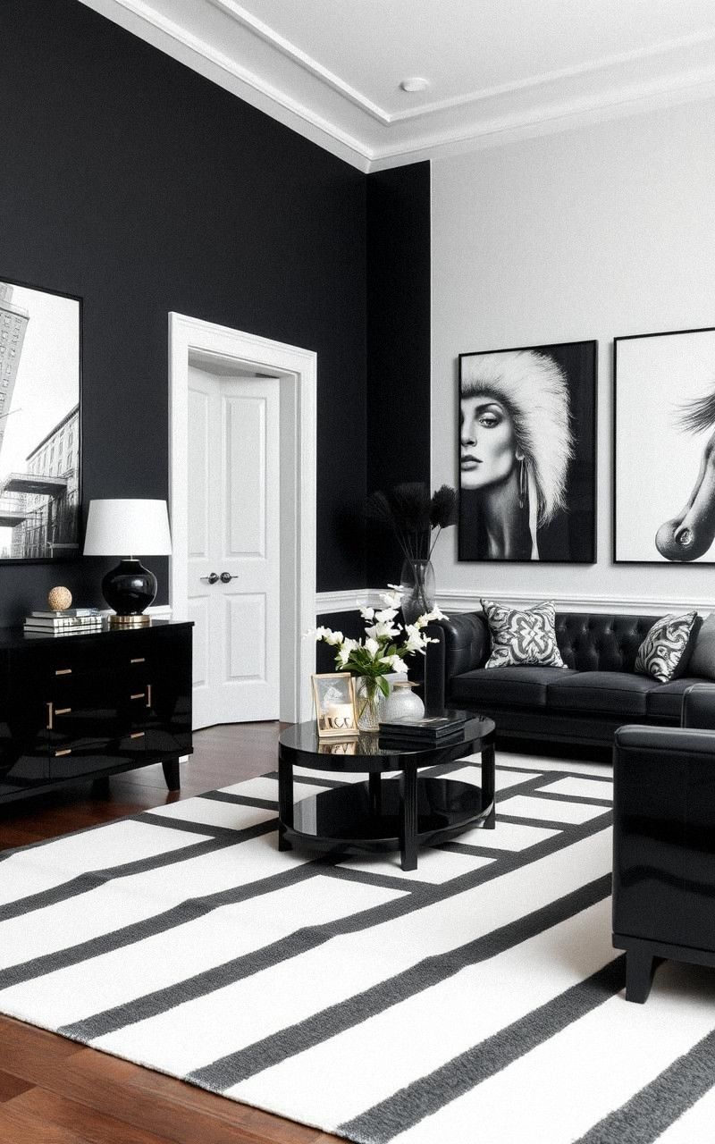 Choose Dramatic Black And White Contrasts