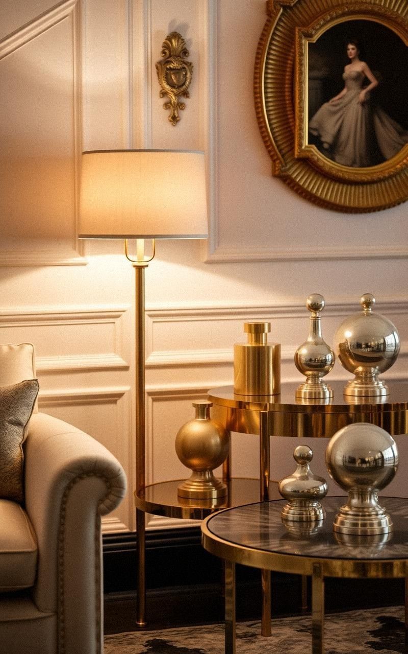 Incorporate Luxurious Metallic Accents