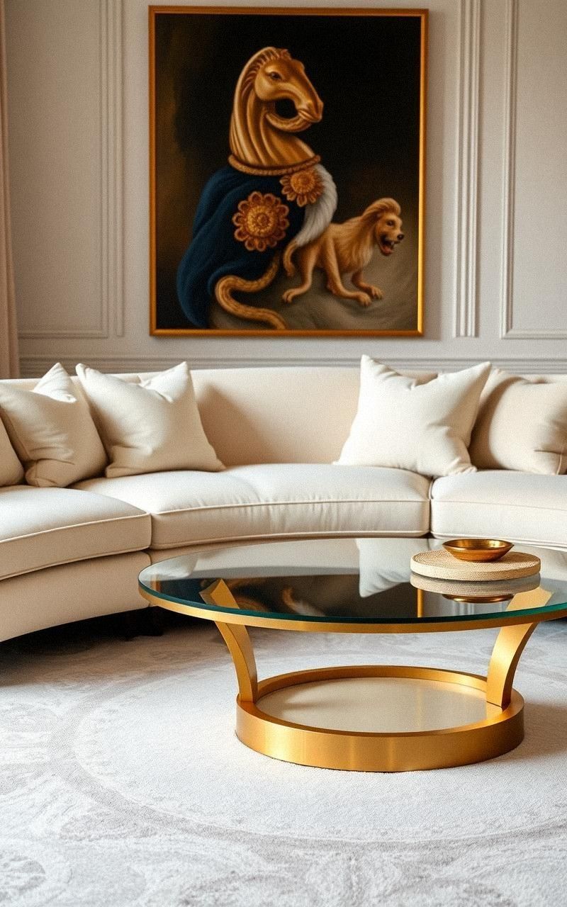 Use Curved Furniture To Soften The Look