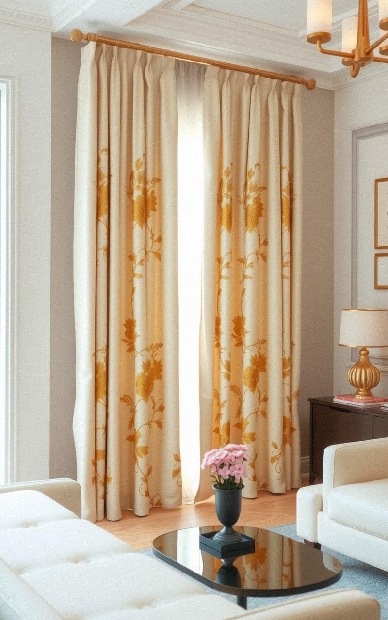 Embroidered Curtains with Artistic Flair