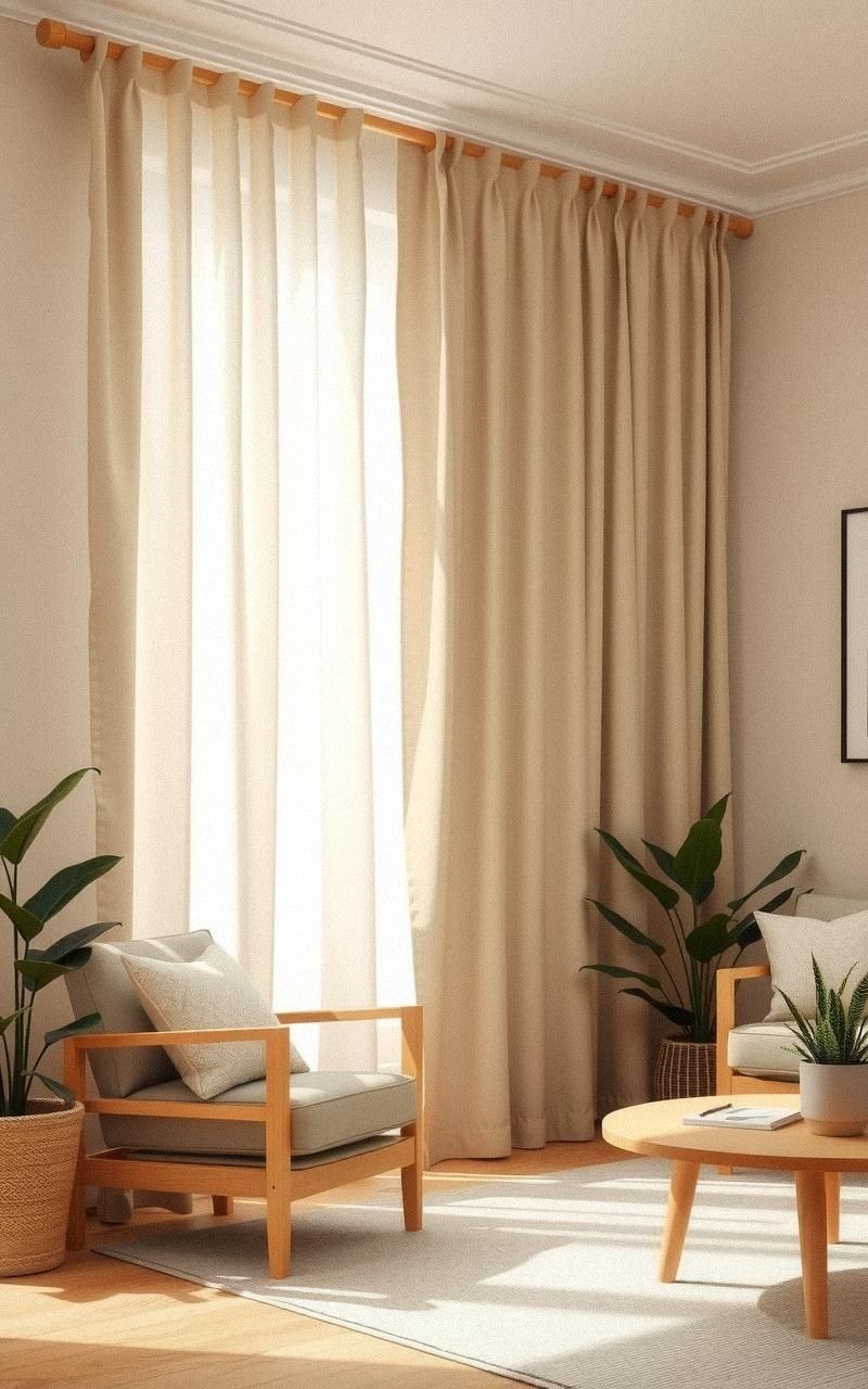 Linen Blend Curtains for Casual Luxury