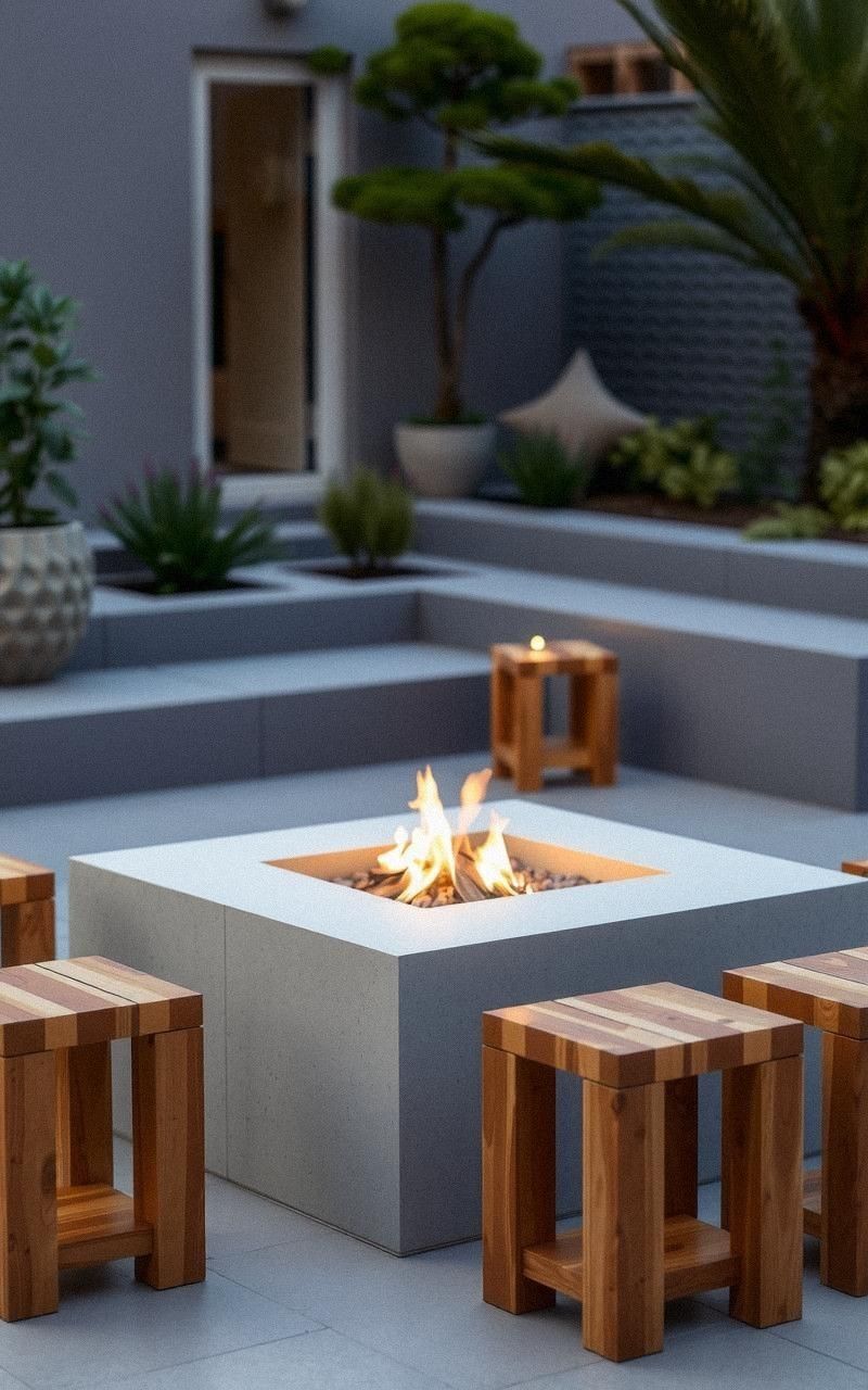 Compact Fire Pits With Minimalist Design