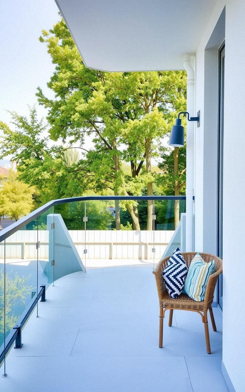 Glass Railings To Preserve Open Views