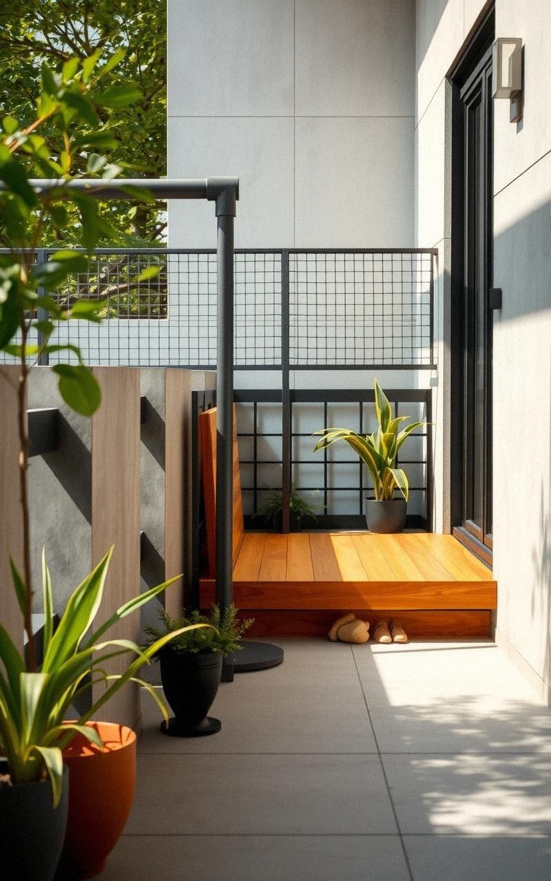 Integrated Built-In Benches For Streamlined Seating