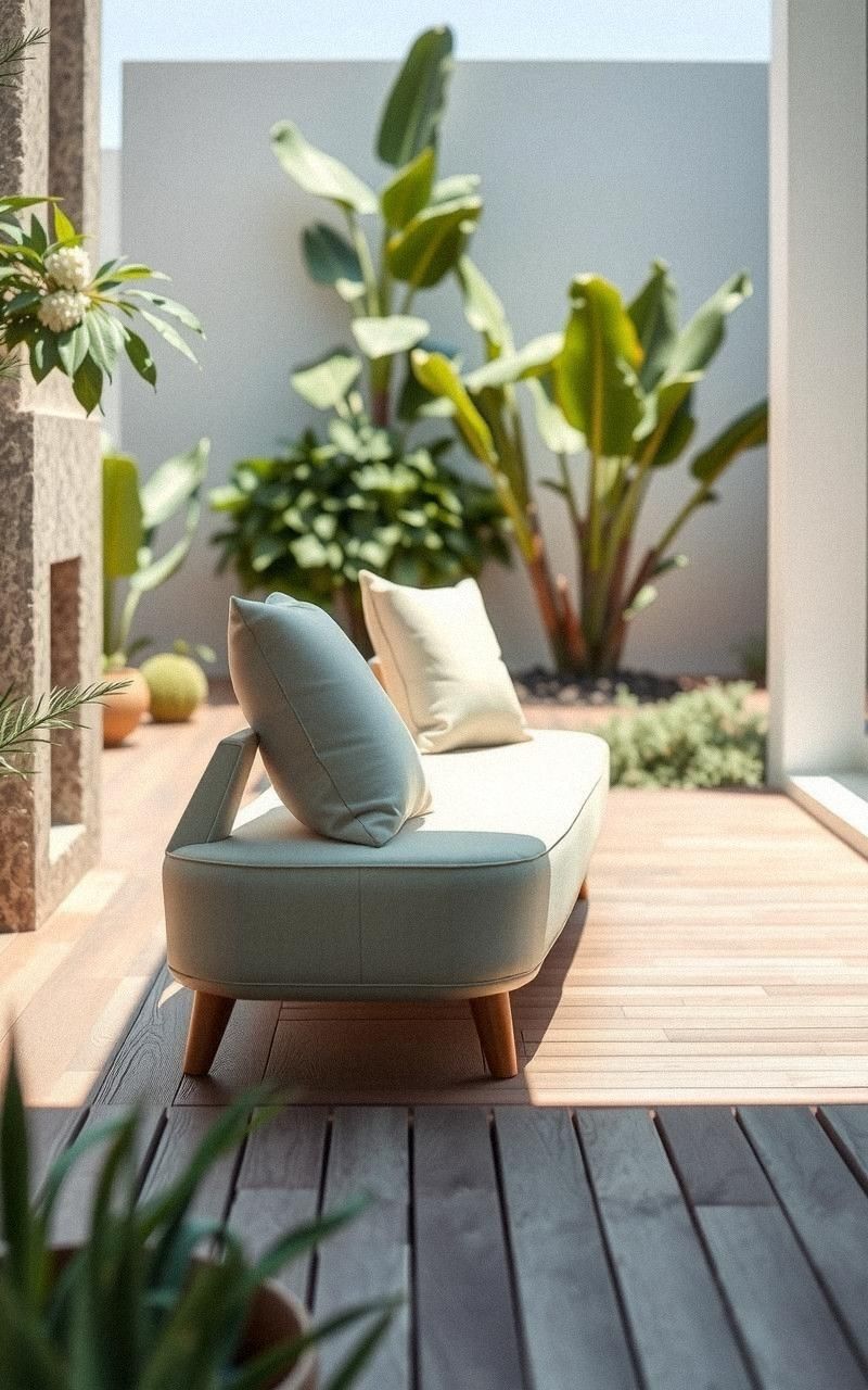 Neutral Outdoor Cushions For Subtle Comfort