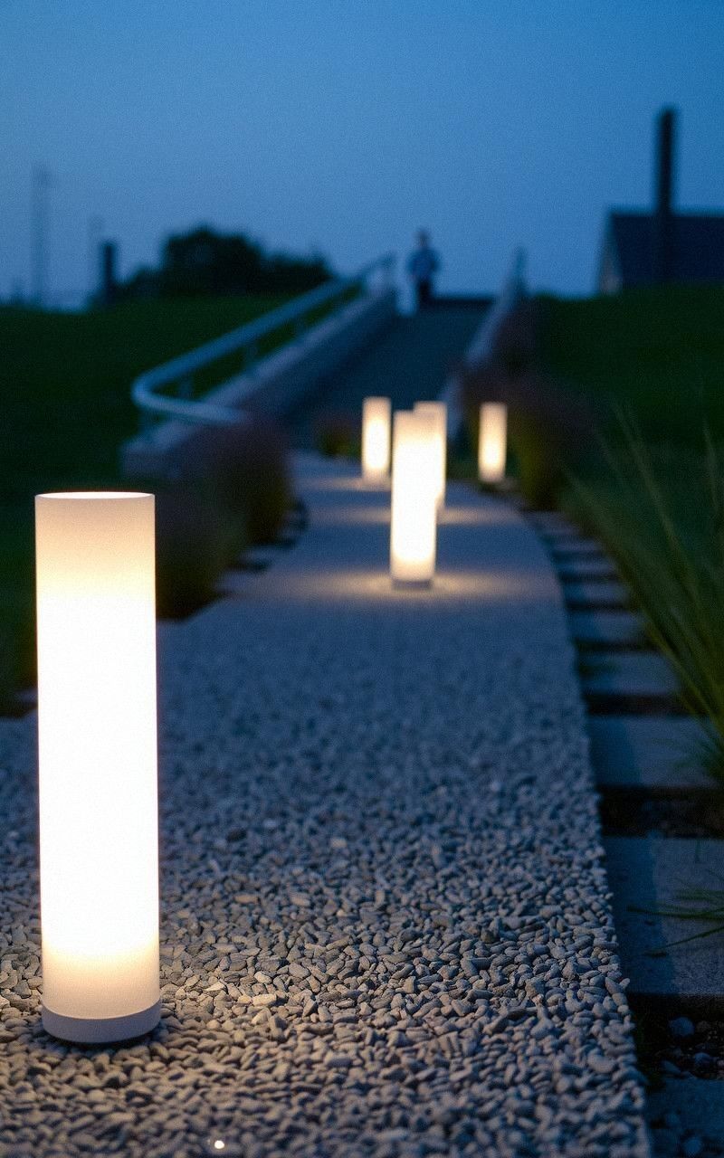 Simple Outdoor Lighting With Warm Glow