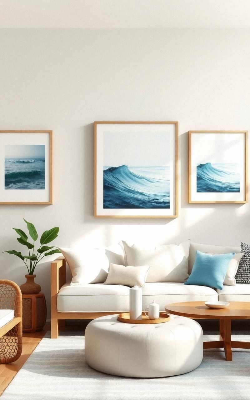 Add Coastal-Inspired Artwork and Prints