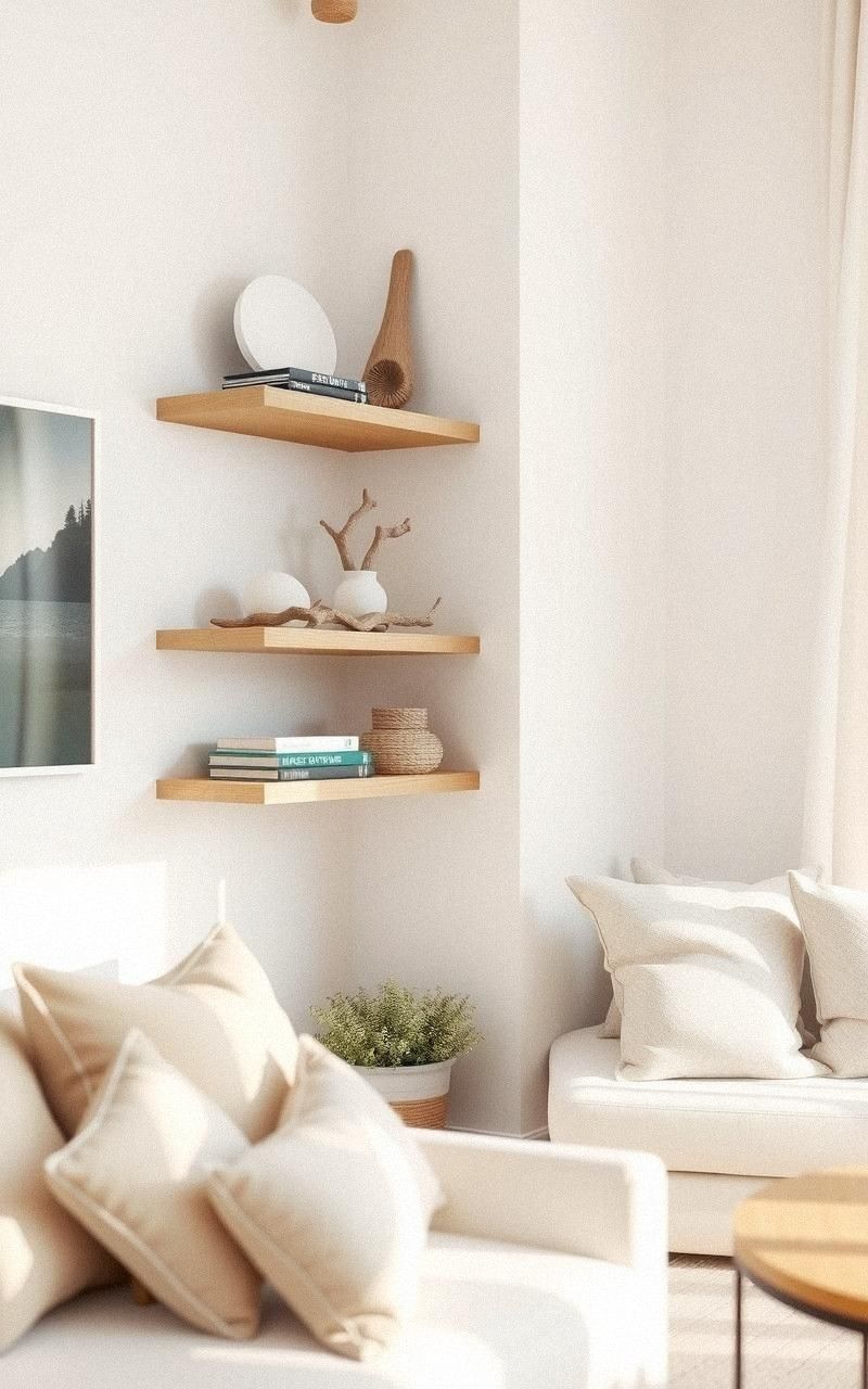 Include Open Shelving to Showcase Coastal Finds
