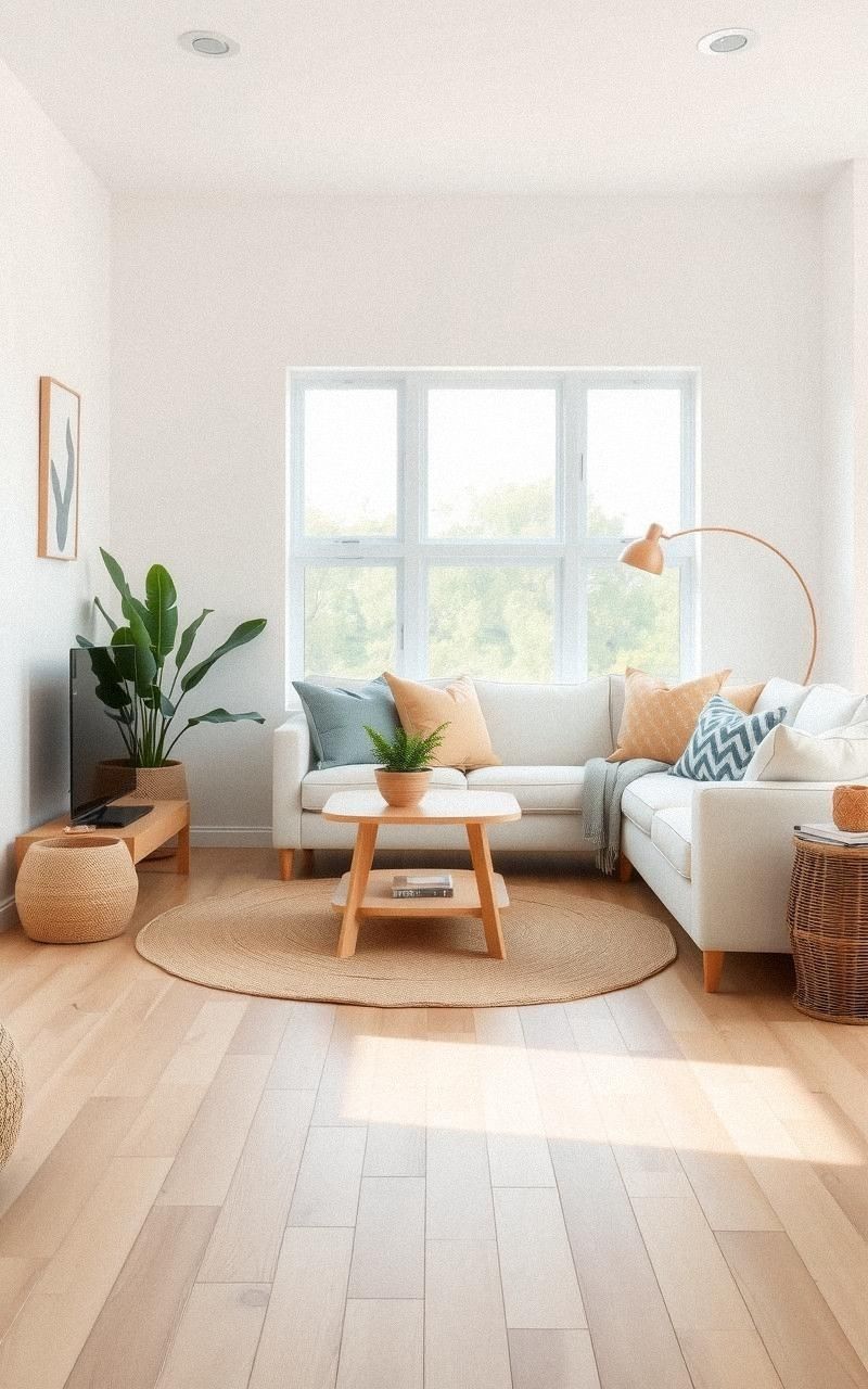 Incorporate Light Wood Flooring or Rugs