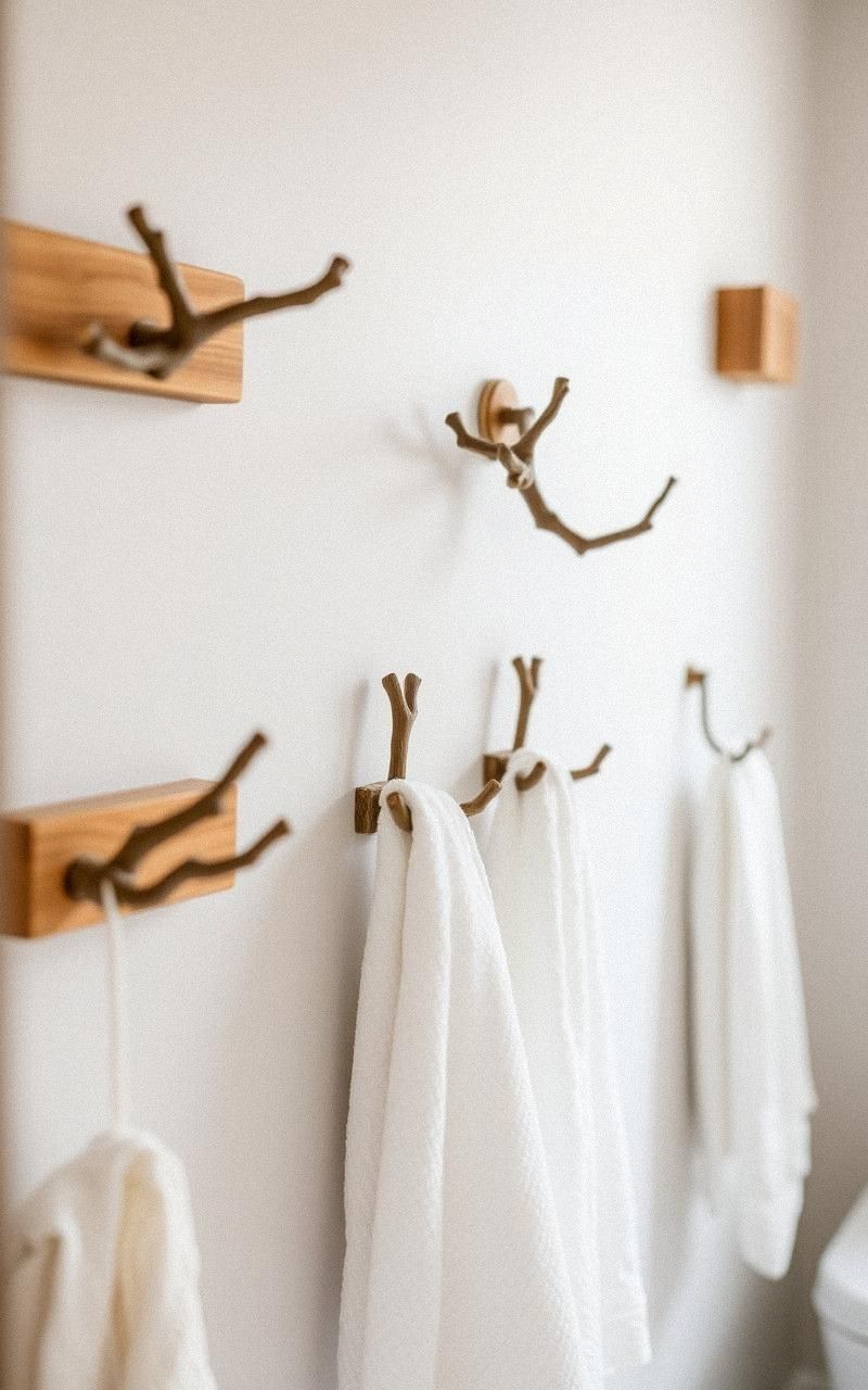 Branch Hooks for Rustic Hanging Solutions