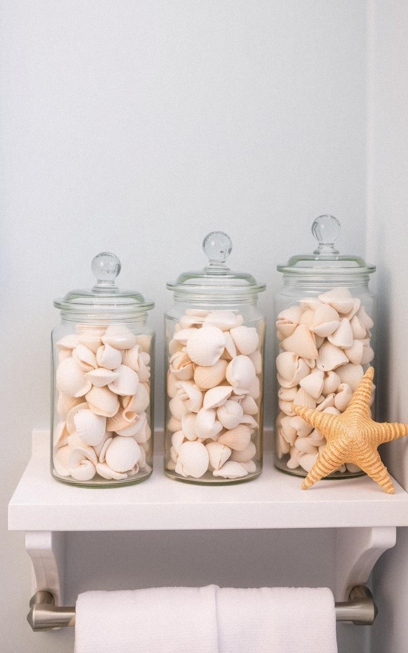 Seashell Decor for Coastal Bathroom Charm