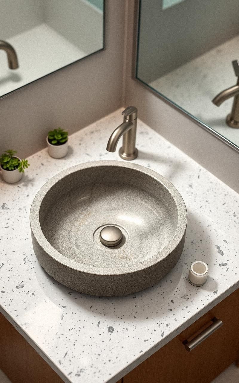 Stone Sinks for Earthy Elegance