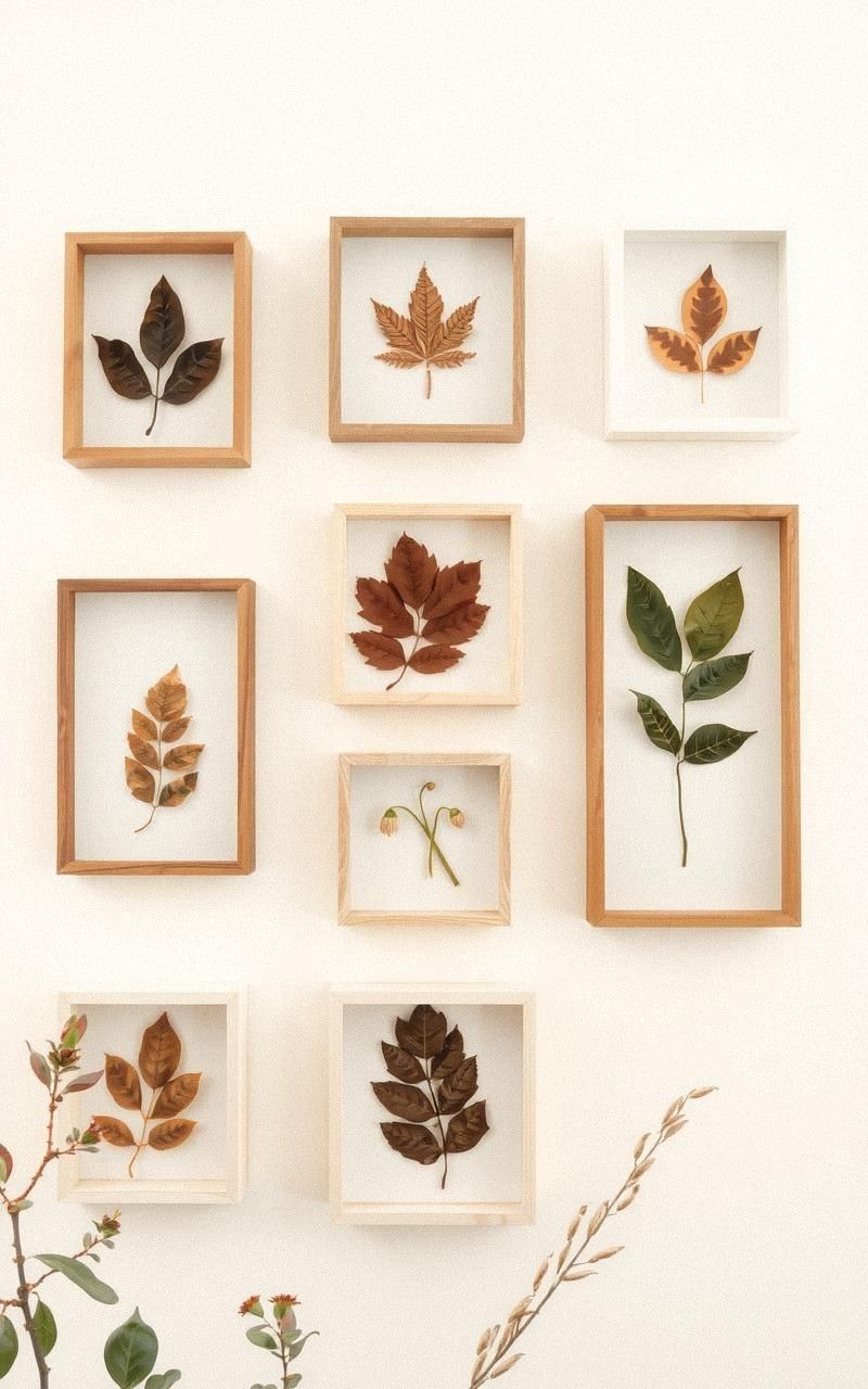 Craft A Leaf Shadow Box Display