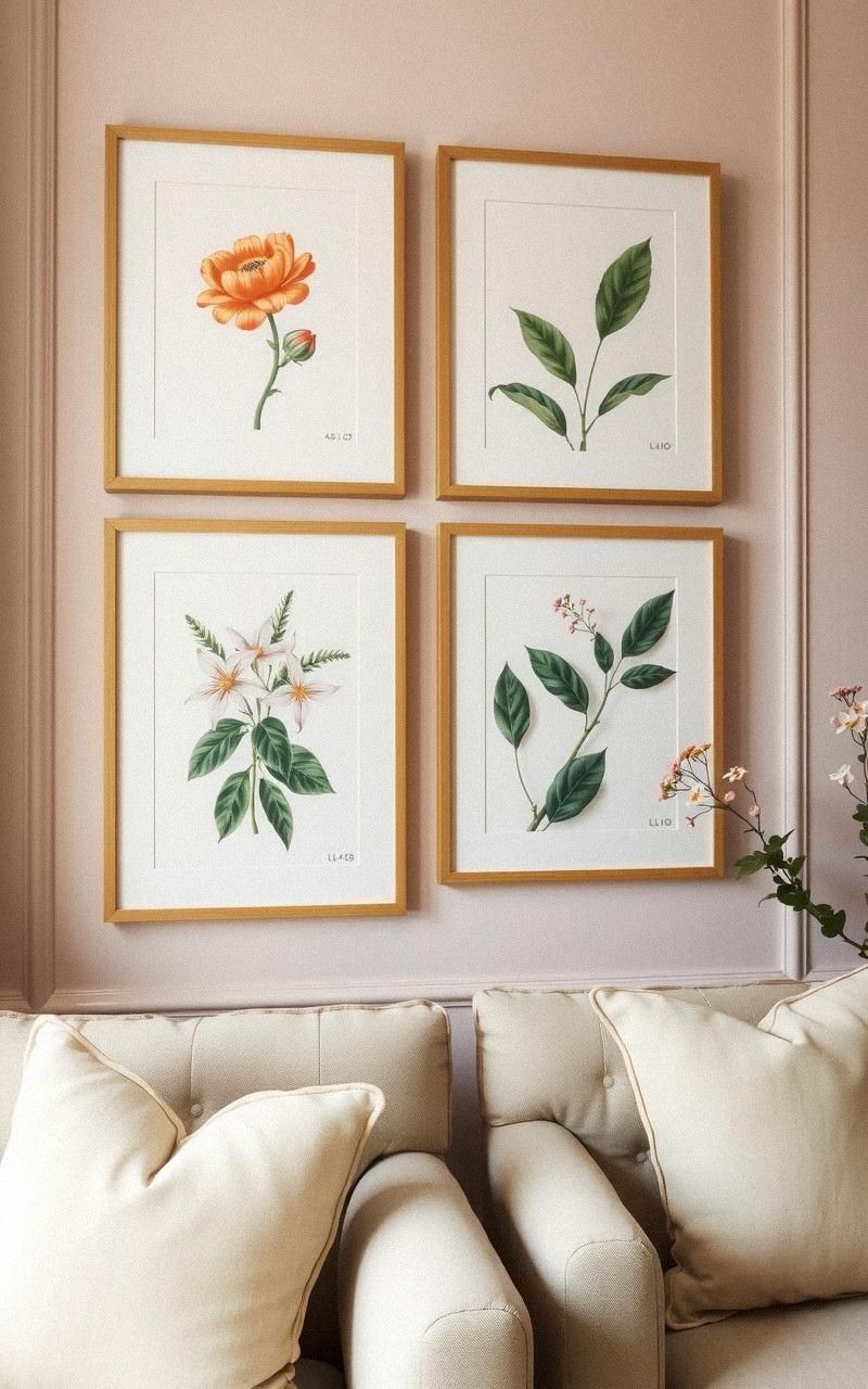 Hang A Botanical Print Gallery Wall
