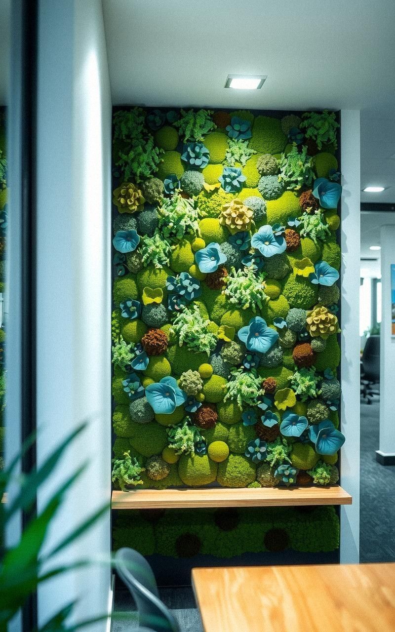 Install A Living Moss Wall Panel