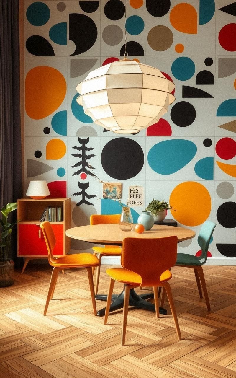Mid-Century Modern Abstract Shapes for Chic Style