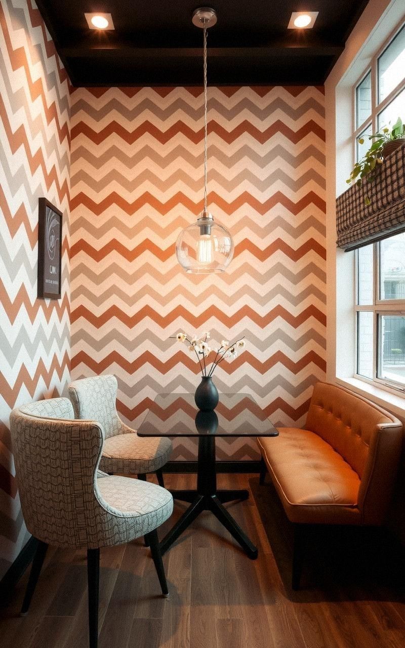 Retro Chevron Patterns for Dynamic Energy