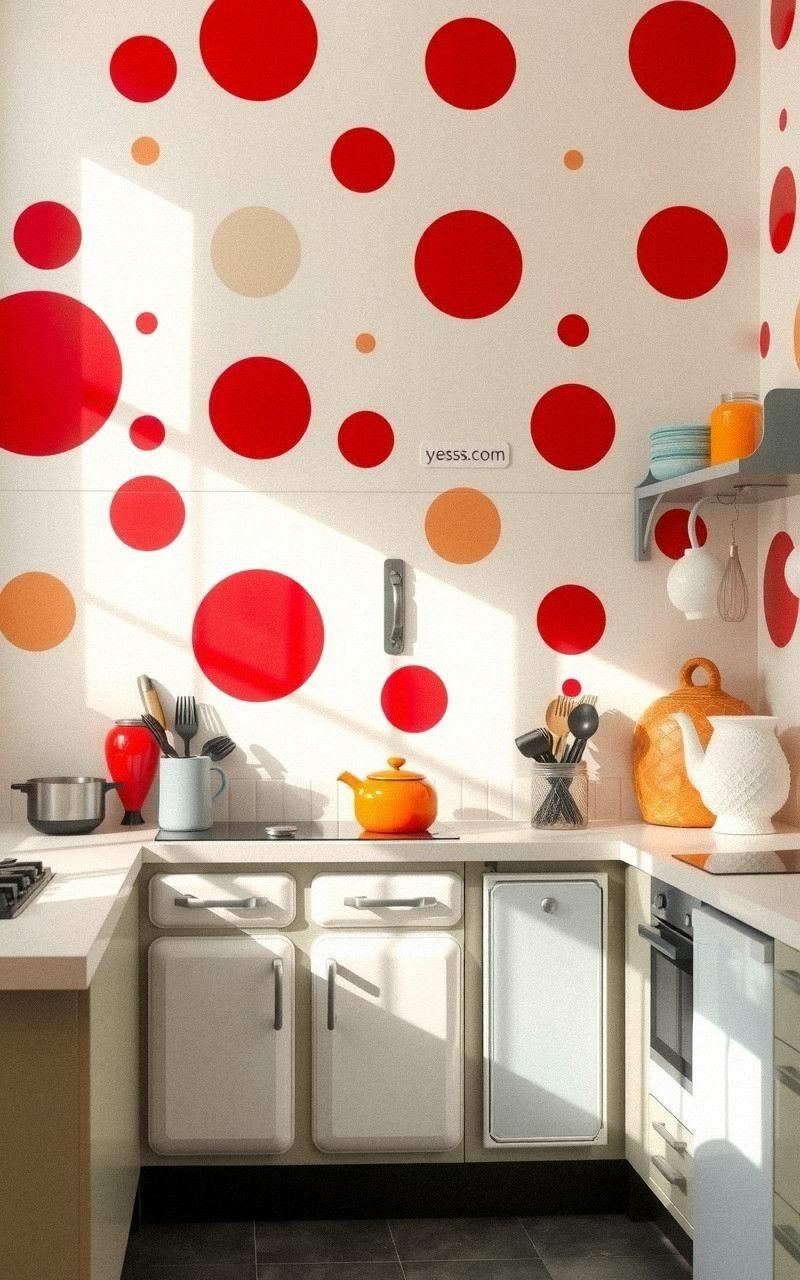 Retro Polka Dots for a Playful Touch