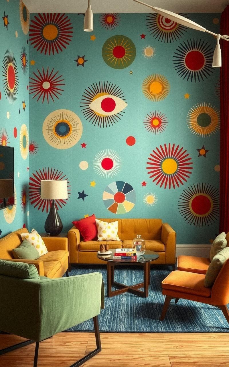 Retro Space Age Motifs for Futuristic Flair