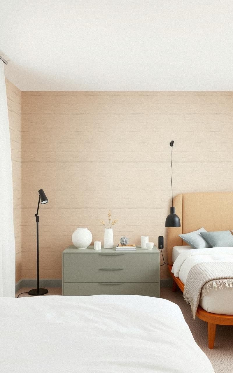 Textured Retro Wallpaper for Subtle Depth