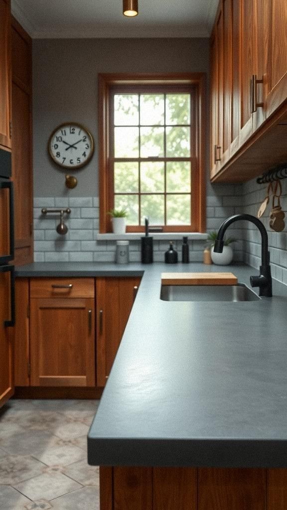 Opt For Concrete Countertops To Enhance Industrial Feel