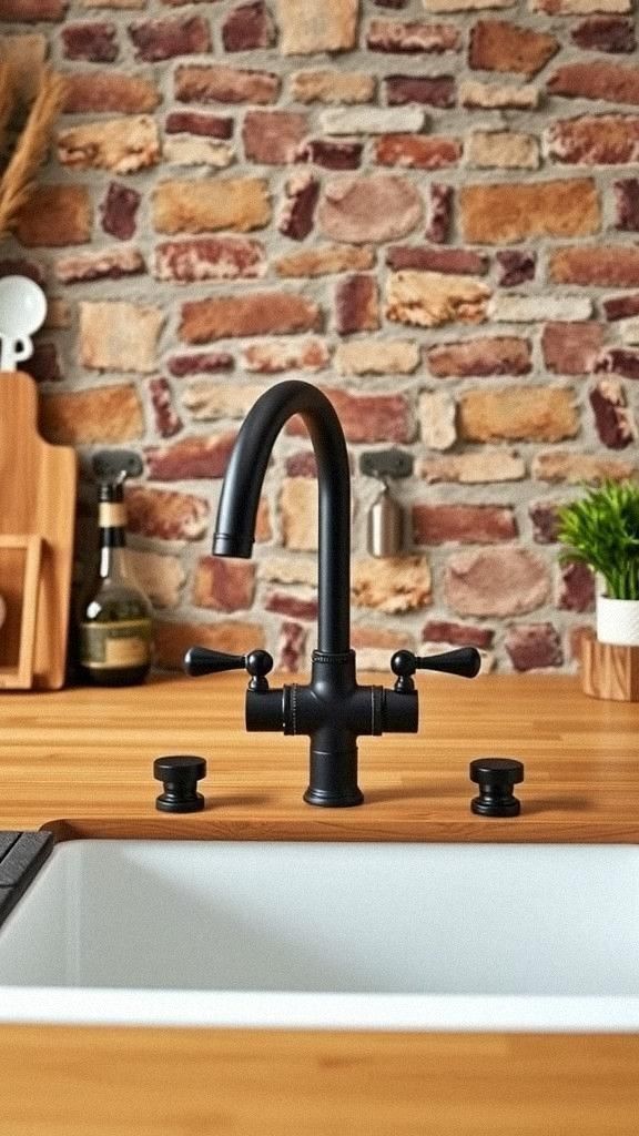 Use Matte Black Fixtures To Add Bold Contrast