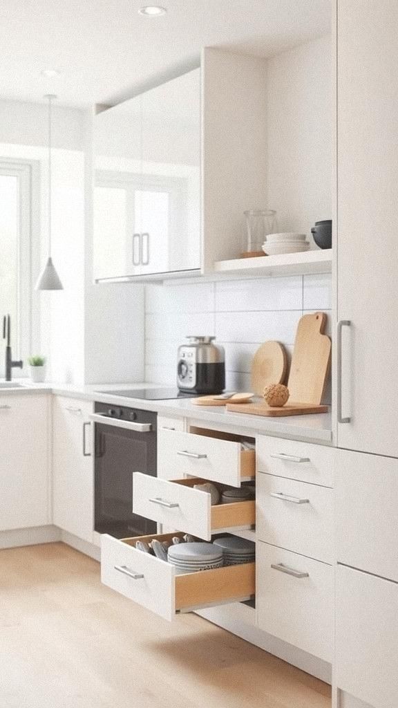 Hidden Storage Solutions For Clutter-Free Surfaces