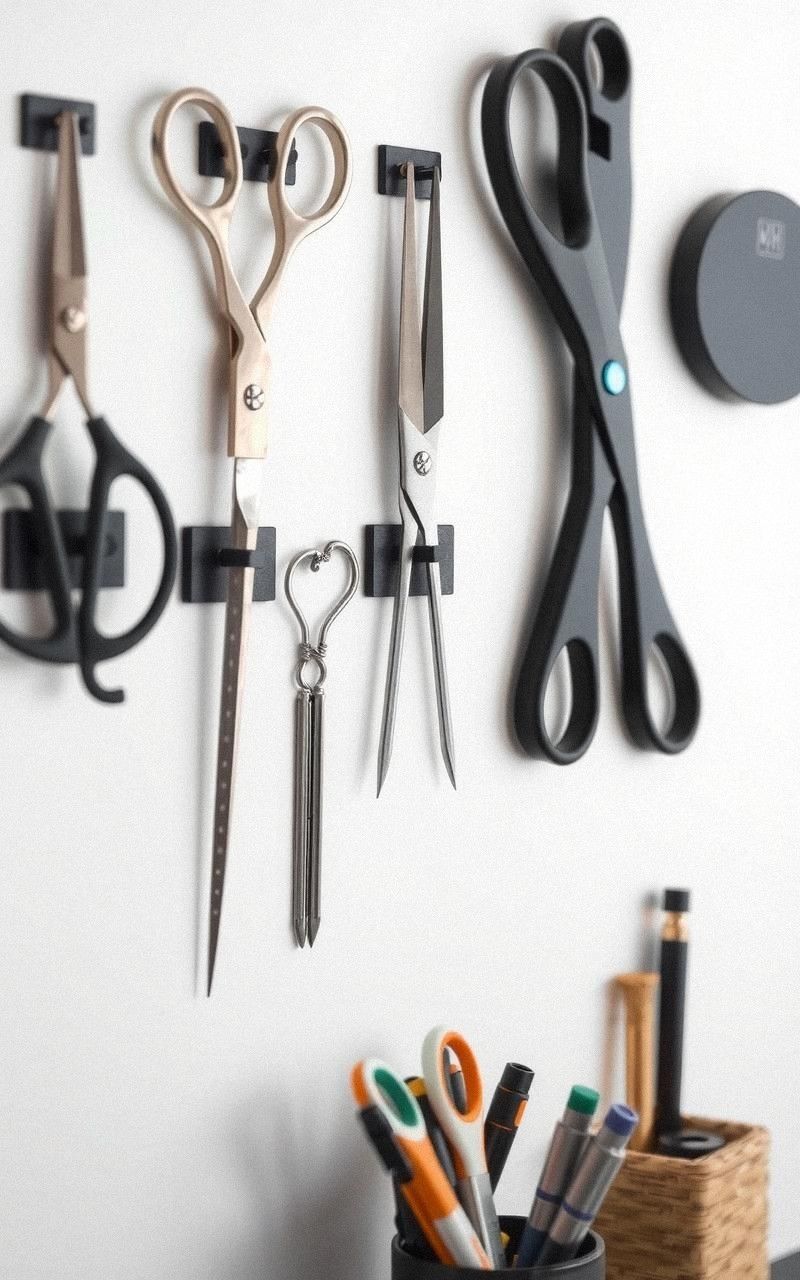 Magnetic Strips To Hold Metal Office Tools