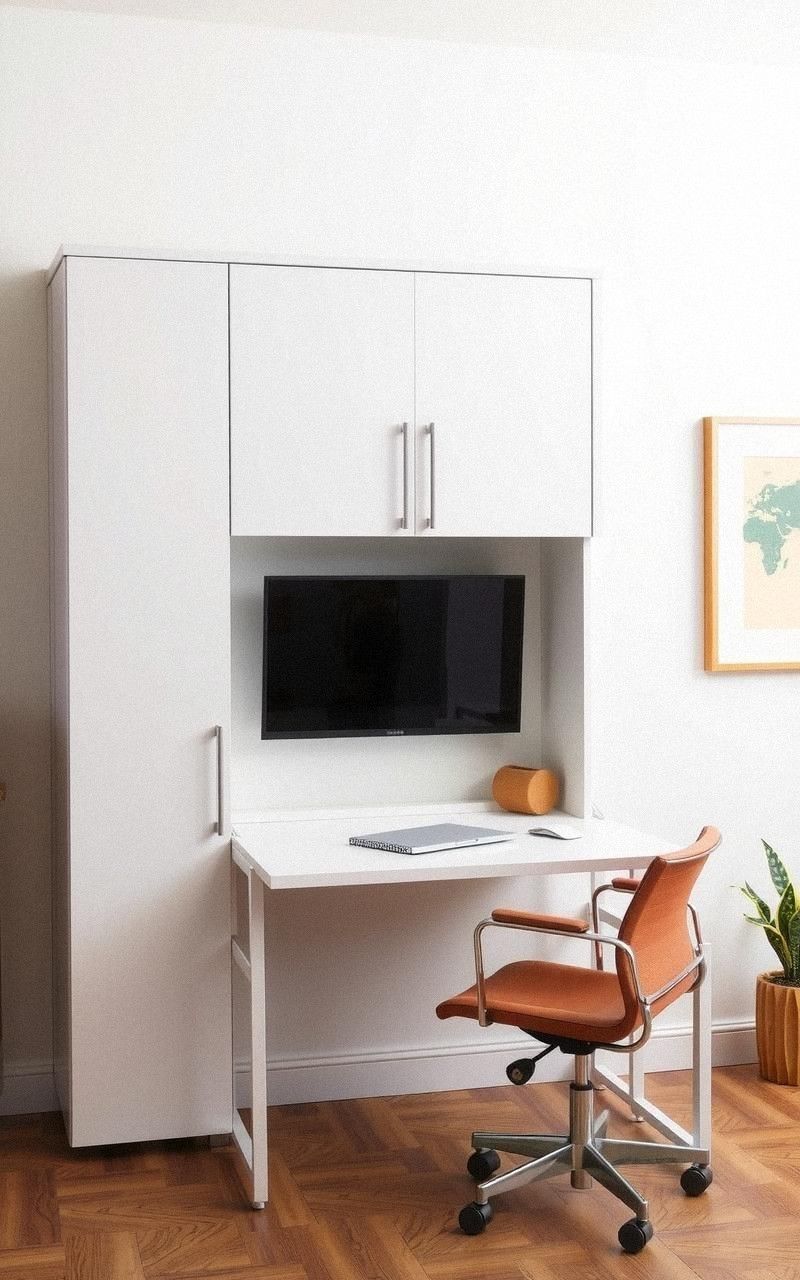 Murphy-Style Desk That Folds Into Wall