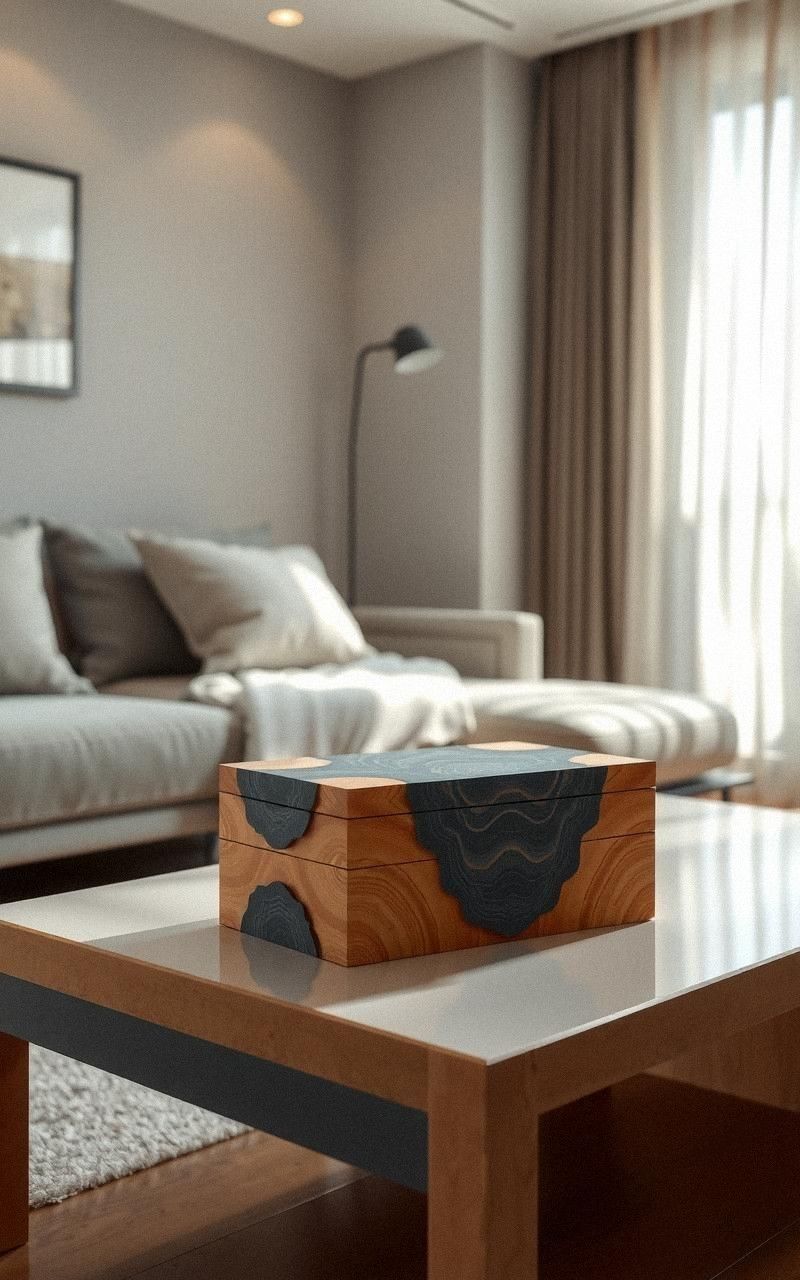 Place a Decorative Box for Hidden Storage