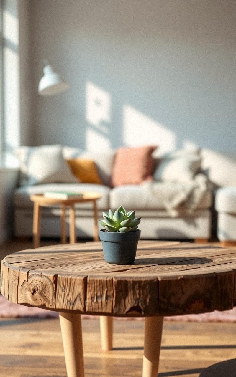 Use a Small Plant to Add Greenery and Texture