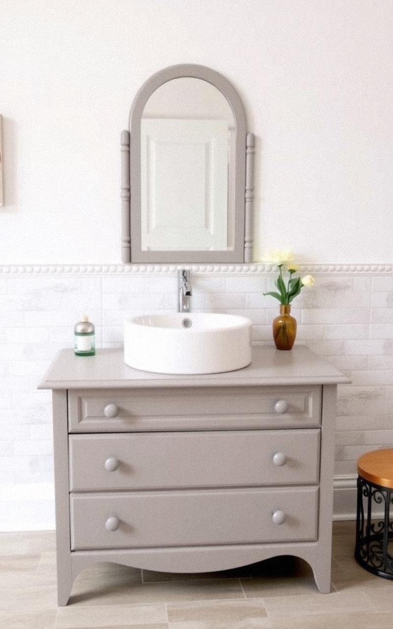 Refinish an Old Dresser Into a Chic Bathroom Vanity