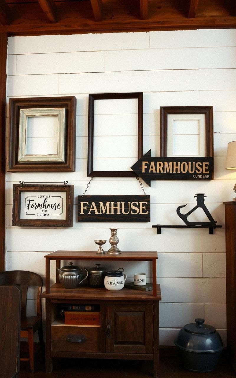 Create a Rustic Gallery Wall With Farmhouse Finds