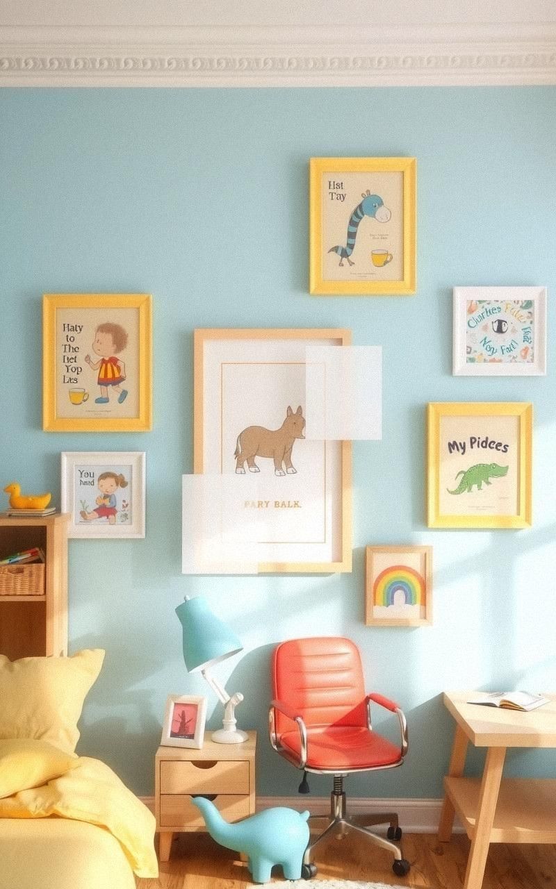 Display Vintage Children's Book Illustrations