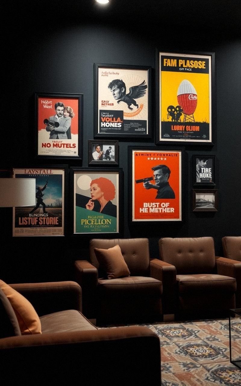 Show Off Vintage Film Posters for Cinematic Flair