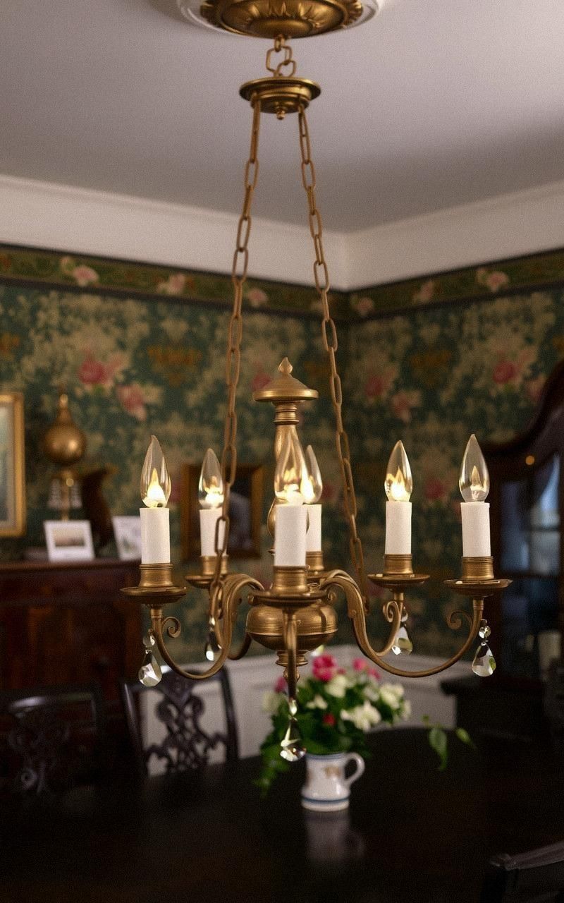 Antique Brass Chandeliers for Elegant Nostalgia