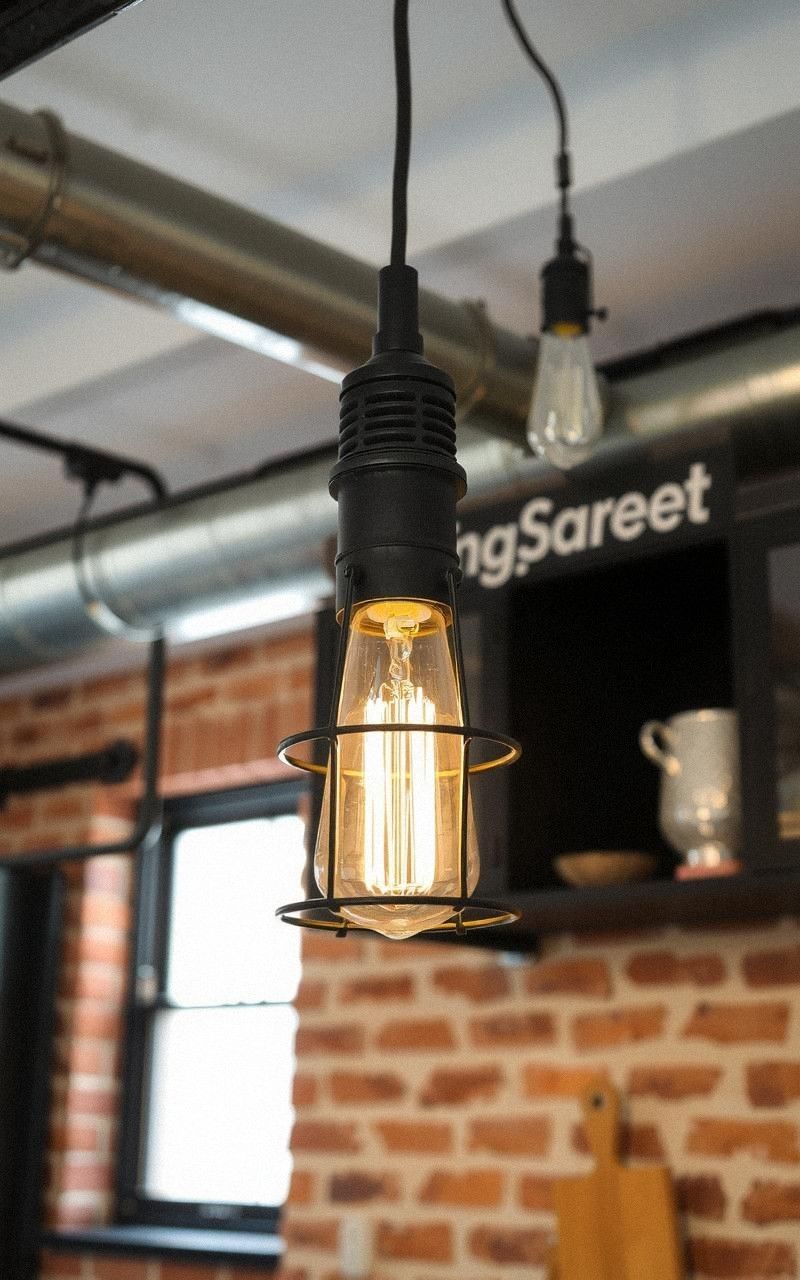 Caged Bulb Fixtures for Industrial Vintage Style