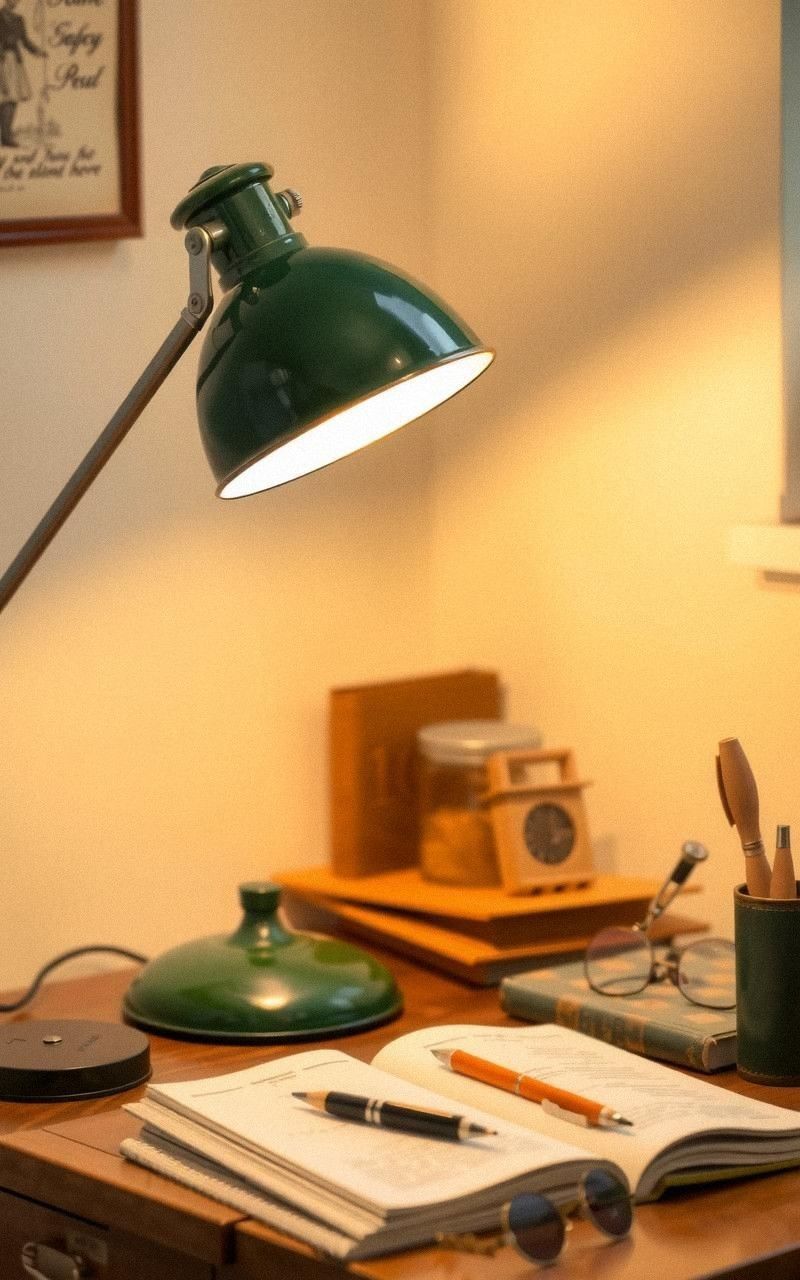 Retro Desk Lamps for Nostalgic Workspace Lighting