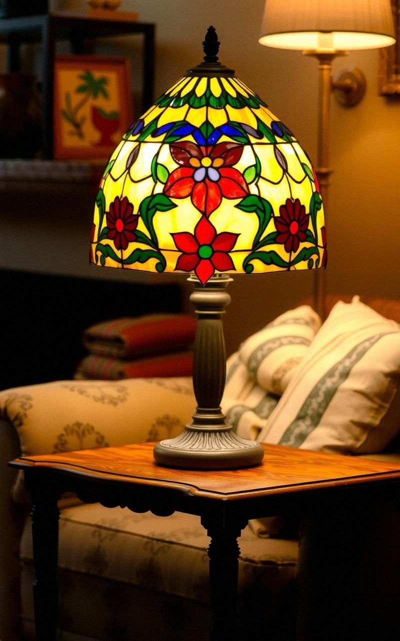 Tiffany-Style Stained Glass Lamps for Artistic Glow