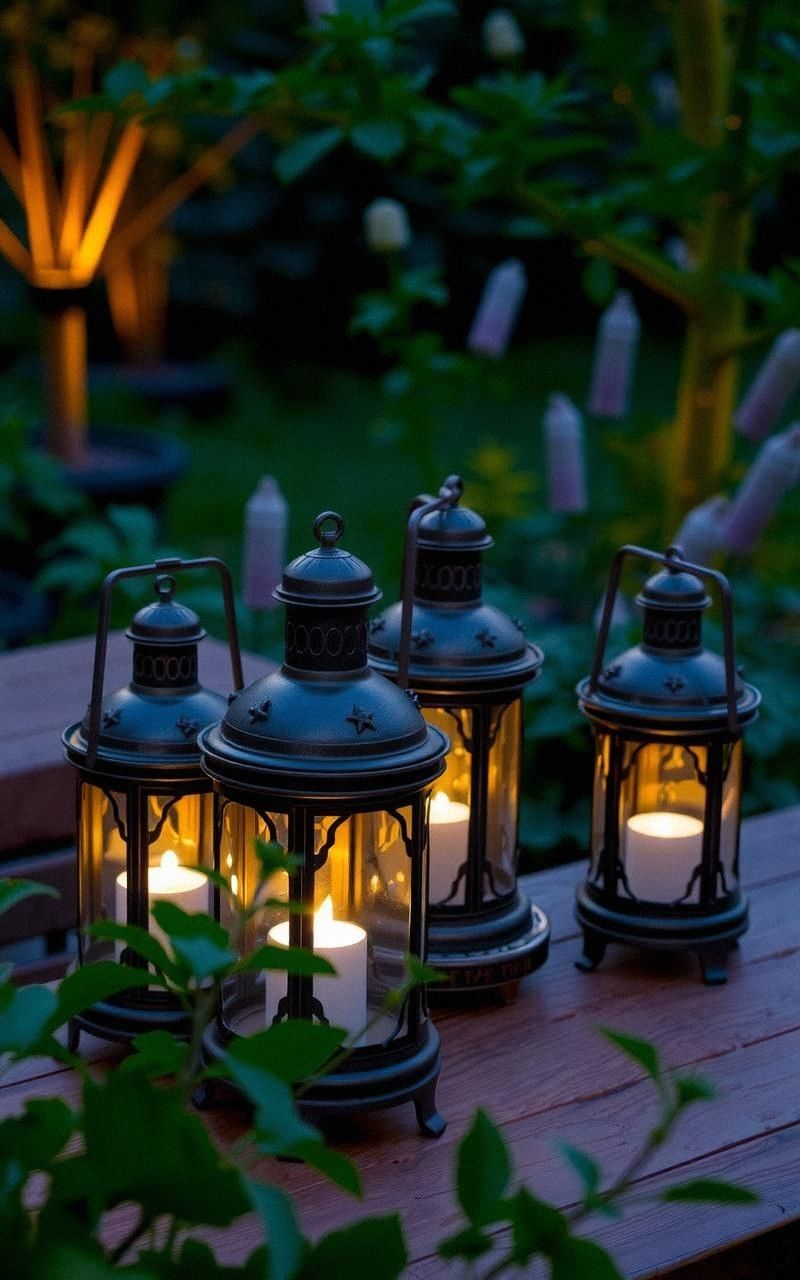 Vintage Lanterns for Outdoor Ambiance