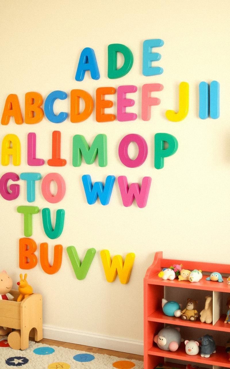 Oversized Alphabet Wall Decals
