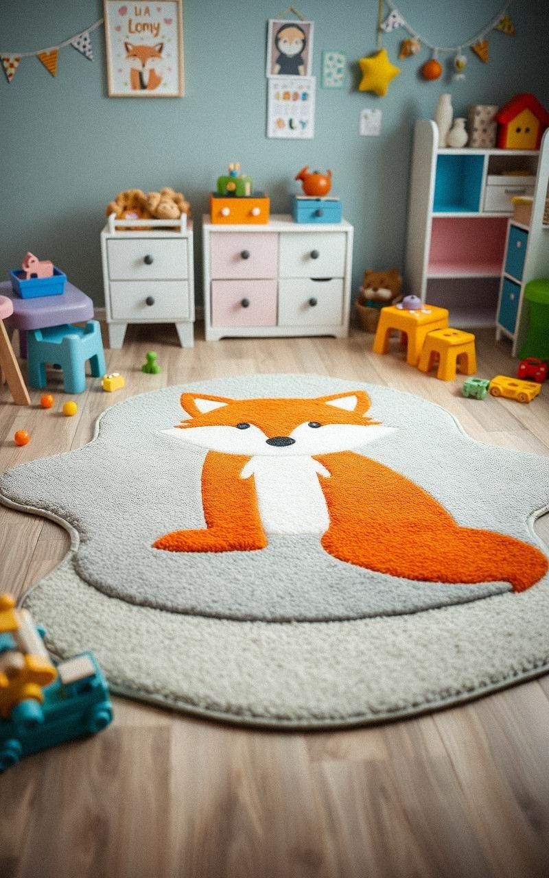 Playful Animal-Themed Rugs