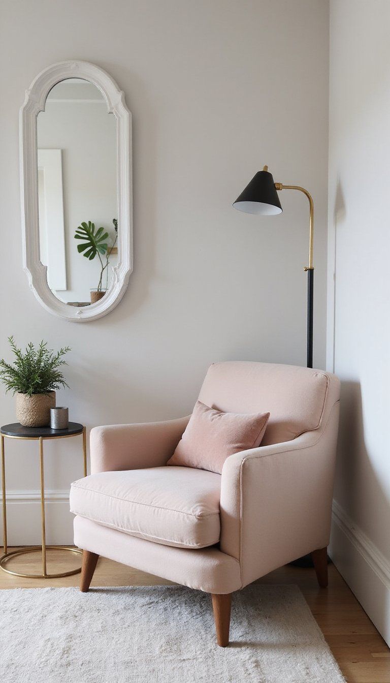 Compact Slipper Chair For Small Space Corners